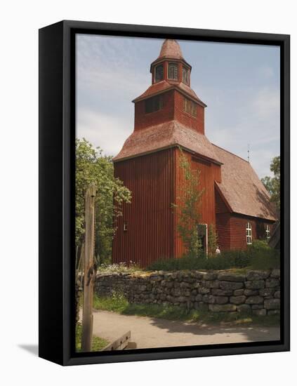 Seglora Church, Skansen, Stockholm, Sweden, Scandinavia, Europe-Rolf Richardson-Framed Premier Image Canvas