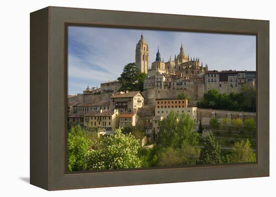 Segovia Cathedral in Madrid Province, Spain-Peter Adams-Framed Premier Image Canvas