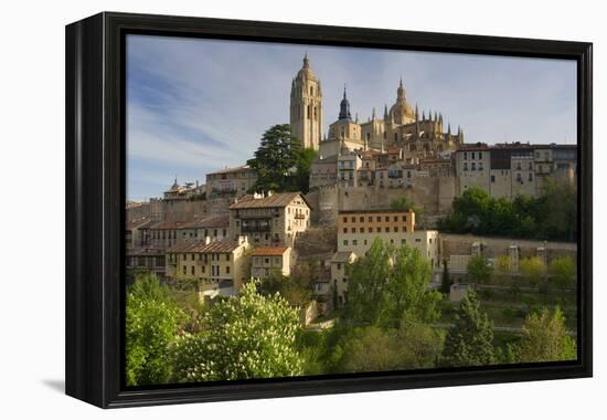 Segovia Cathedral in Madrid Province, Spain-Peter Adams-Framed Premier Image Canvas