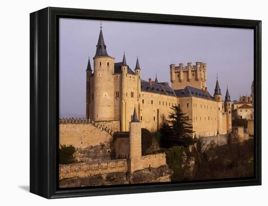 Segovia's Alcazar, or Fortified Palace, Originally Dates from the 14th and 15th Centuries-Amar Grover-Framed Premier Image Canvas