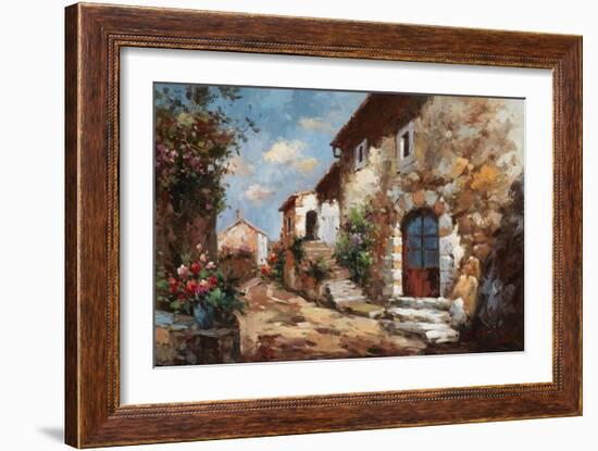 Segreto Pathway-Mauro-Framed Art Print