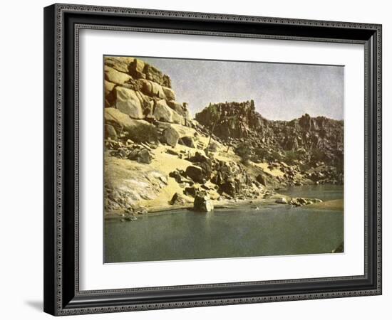 Sehel, on the road to Nubia, Egypt-English Photographer-Framed Giclee Print