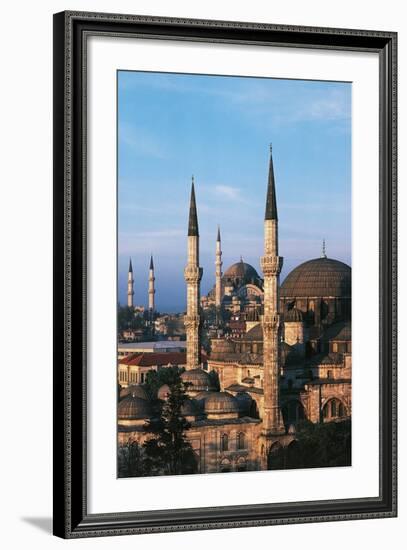 Sehzade Mosque and Suleymaniye Mosque (Suleymaniye Camii)-null-Framed Photographic Print