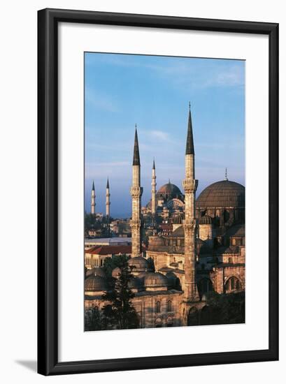 Sehzade Mosque and Suleymaniye Mosque (Suleymaniye Camii)-null-Framed Photographic Print