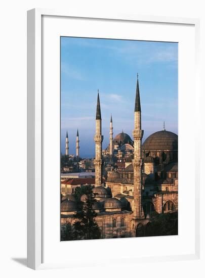 Sehzade Mosque and Suleymaniye Mosque (Suleymaniye Camii)-null-Framed Photographic Print