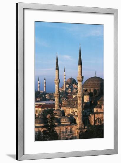 Sehzade Mosque and Suleymaniye Mosque (Suleymaniye Camii)-null-Framed Photographic Print