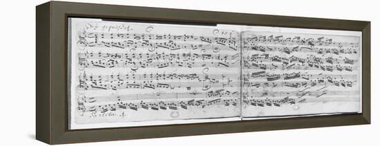 Sei Gegrusset Iesu Gutig-Johann Sebastian Bach-Framed Premier Image Canvas