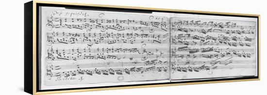 Sei Gegrusset Iesu Gutig-Johann Sebastian Bach-Framed Premier Image Canvas