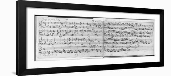 Sei Gegrusset Iesu Gutig-Johann Sebastian Bach-Framed Giclee Print