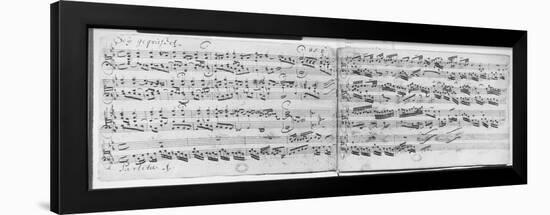Sei Gegrusset Iesu Gutig-Johann Sebastian Bach-Framed Giclee Print