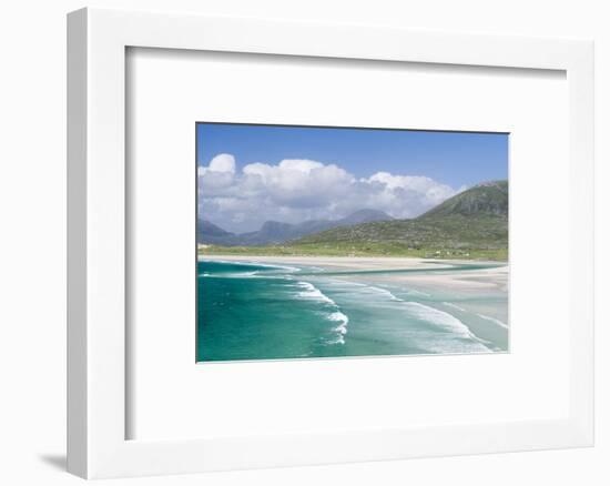 Seilebost Beach on South Harris, Sound of Transay. Scotland-Martin Zwick-Framed Photographic Print