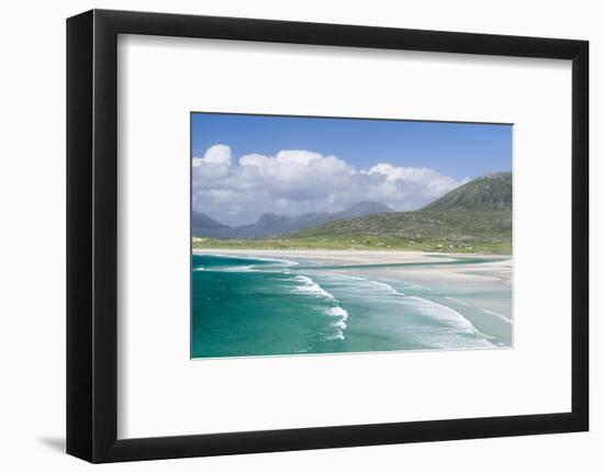 Seilebost Beach on South Harris, Sound of Transay. Scotland-Martin Zwick-Framed Photographic Print