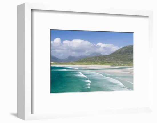 Seilebost Beach on South Harris, Sound of Transay. Scotland-Martin Zwick-Framed Photographic Print