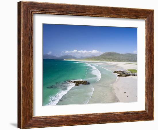 Seilebost Beach on South Harris, Sound of Transay. Scotland-Martin Zwick-Framed Photographic Print