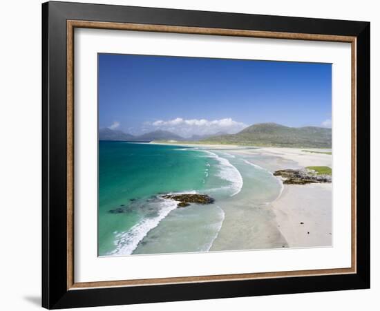 Seilebost Beach on South Harris, Sound of Transay. Scotland-Martin Zwick-Framed Photographic Print