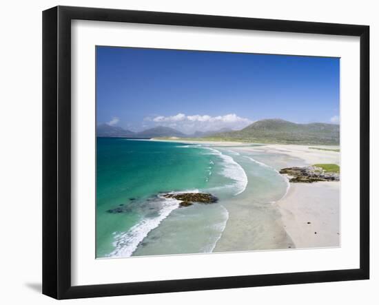 Seilebost Beach on South Harris, Sound of Transay. Scotland-Martin Zwick-Framed Photographic Print