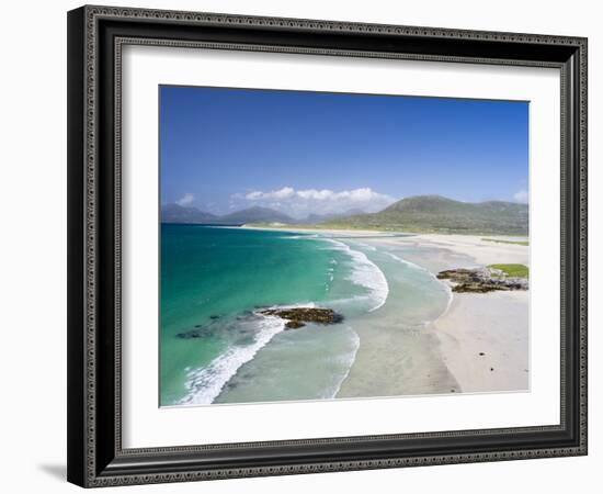 Seilebost Beach on South Harris, Sound of Transay. Scotland-Martin Zwick-Framed Photographic Print