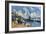 Seine At Bercy-Paul Cézanne-Framed Art Print