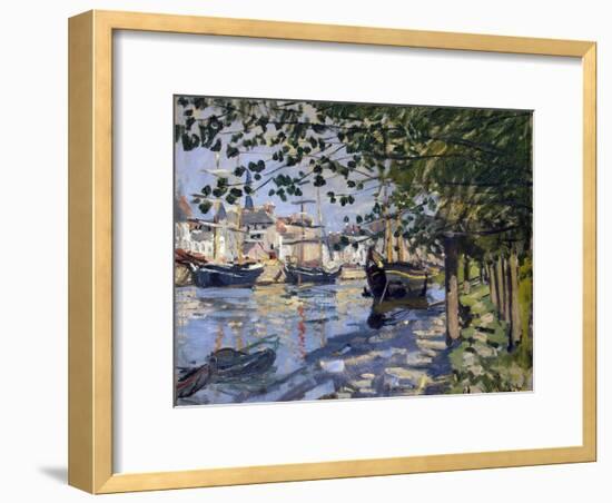 Seine at Rouen, 1872-Claude Monet-Framed Giclee Print