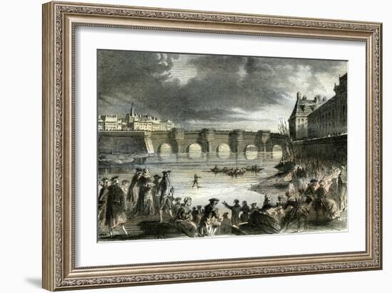 Seine Paris France 1785-null-Framed Giclee Print