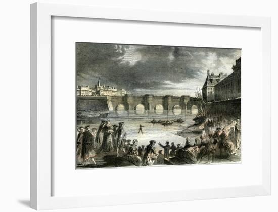 Seine Paris France 1785-null-Framed Giclee Print