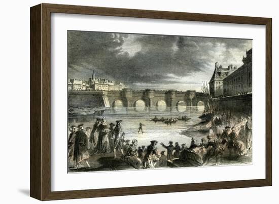 Seine Paris France 1785-null-Framed Giclee Print