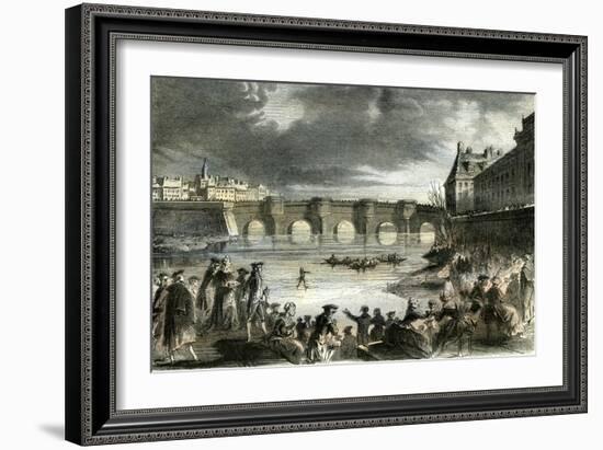 Seine Paris France 1785-null-Framed Giclee Print