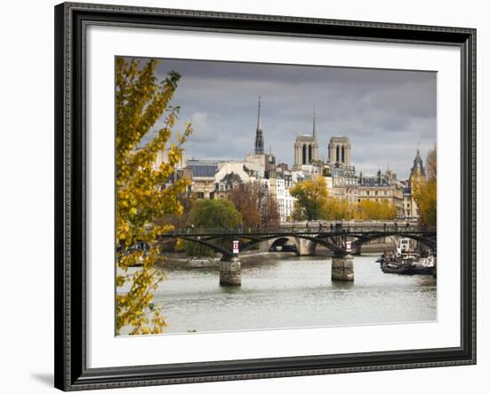 Seine River and Ile De La Cite, Paris, France-Walter Bibikow-Framed Photographic Print