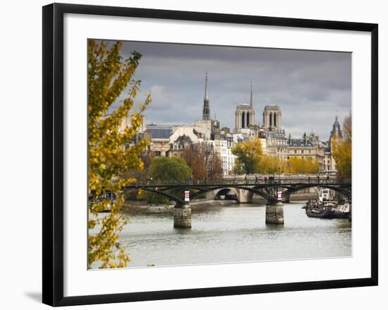 Seine River and Ile De La Cite, Paris, France-Walter Bibikow-Framed Photographic Print