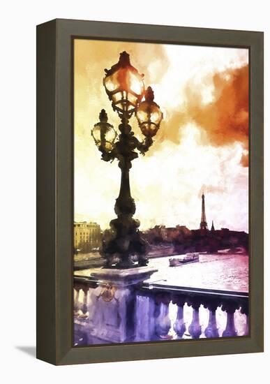 Seine Sunset-Philippe Hugonnard-Framed Premier Image Canvas