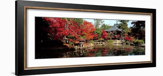 Seiryo-Ji Temple in Autumn, Ukyo-Ku, Kyoto City, Kyoto Prefecture, Japan-null-Framed Premium Photographic Print