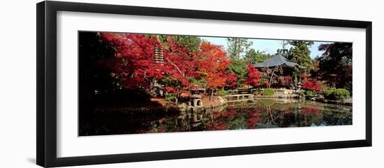 Seiryo-Ji Temple in Autumn, Ukyo-Ku, Kyoto City, Kyoto Prefecture, Japan-null-Framed Photographic Print