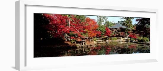 Seiryo-Ji Temple in Autumn, Ukyo-Ku, Kyoto City, Kyoto Prefecture, Japan-null-Framed Photographic Print