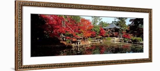 Seiryo-Ji Temple in Autumn, Ukyo-Ku, Kyoto City, Kyoto Prefecture, Japan-null-Framed Photographic Print