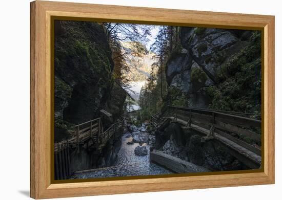 Seisenbergklamm, Austria, Salzburg, Pinzgau-Volker Preusser-Framed Premier Image Canvas