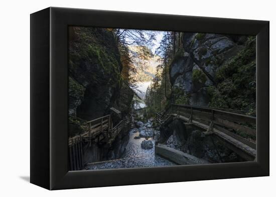 Seisenbergklamm, Austria, Salzburg, Pinzgau-Volker Preusser-Framed Premier Image Canvas