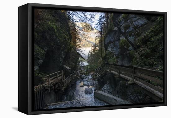 Seisenbergklamm, Austria, Salzburg, Pinzgau-Volker Preusser-Framed Premier Image Canvas