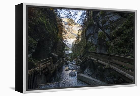 Seisenbergklamm, Austria, Salzburg, Pinzgau-Volker Preusser-Framed Premier Image Canvas