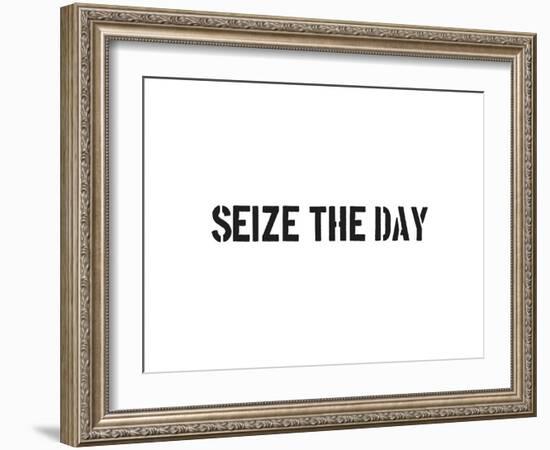 Seize The Day-SM Design-Framed Art Print