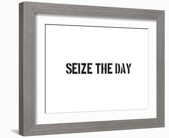 Seize The Day-SM Design-Framed Art Print