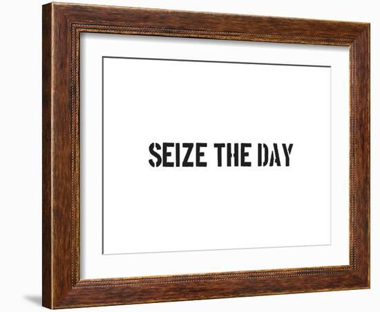 Seize The Day-SM Design-Framed Art Print