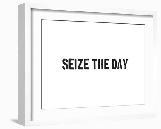 Seize The Day-SM Design-Framed Art Print