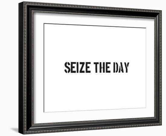 Seize The Day-SM Design-Framed Art Print