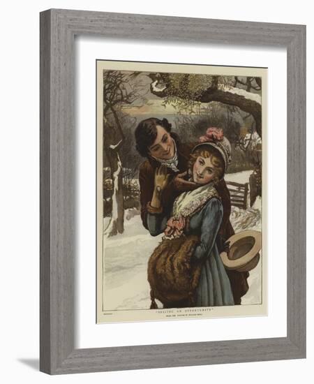 Seizing an Opportunity-William Small-Framed Giclee Print