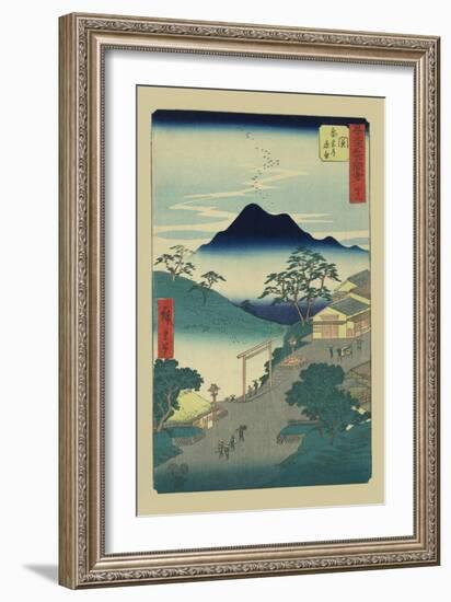 Seki-Ando Hiroshige-Framed Art Print