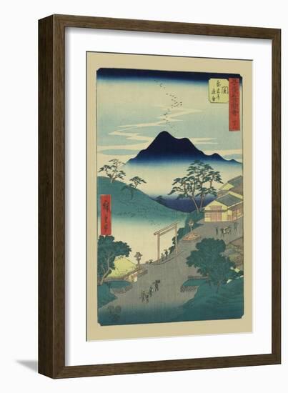 Seki-Ando Hiroshige-Framed Art Print