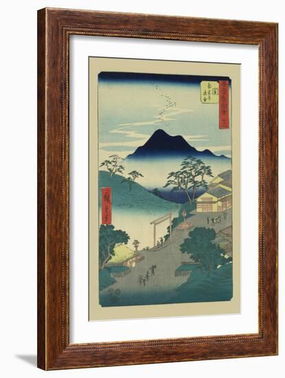 Seki-Ando Hiroshige-Framed Art Print