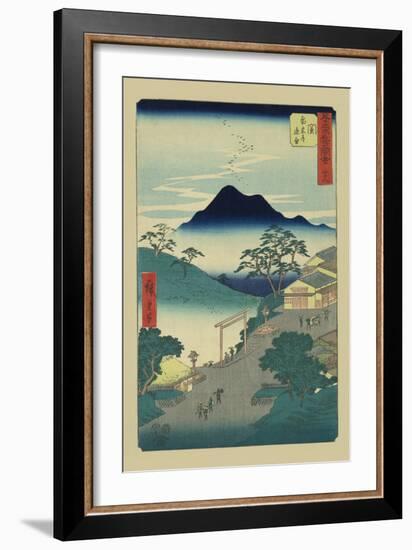 Seki-Ando Hiroshige-Framed Art Print