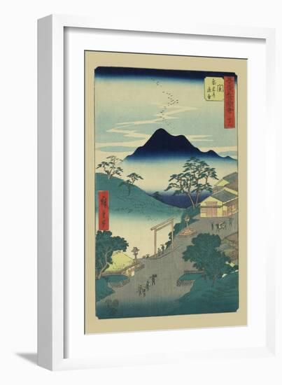 Seki-Ando Hiroshige-Framed Premium Giclee Print