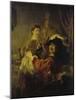 Selbstbildnis Mit Saskia, um 1635-Rembrandt van Rijn-Mounted Giclee Print